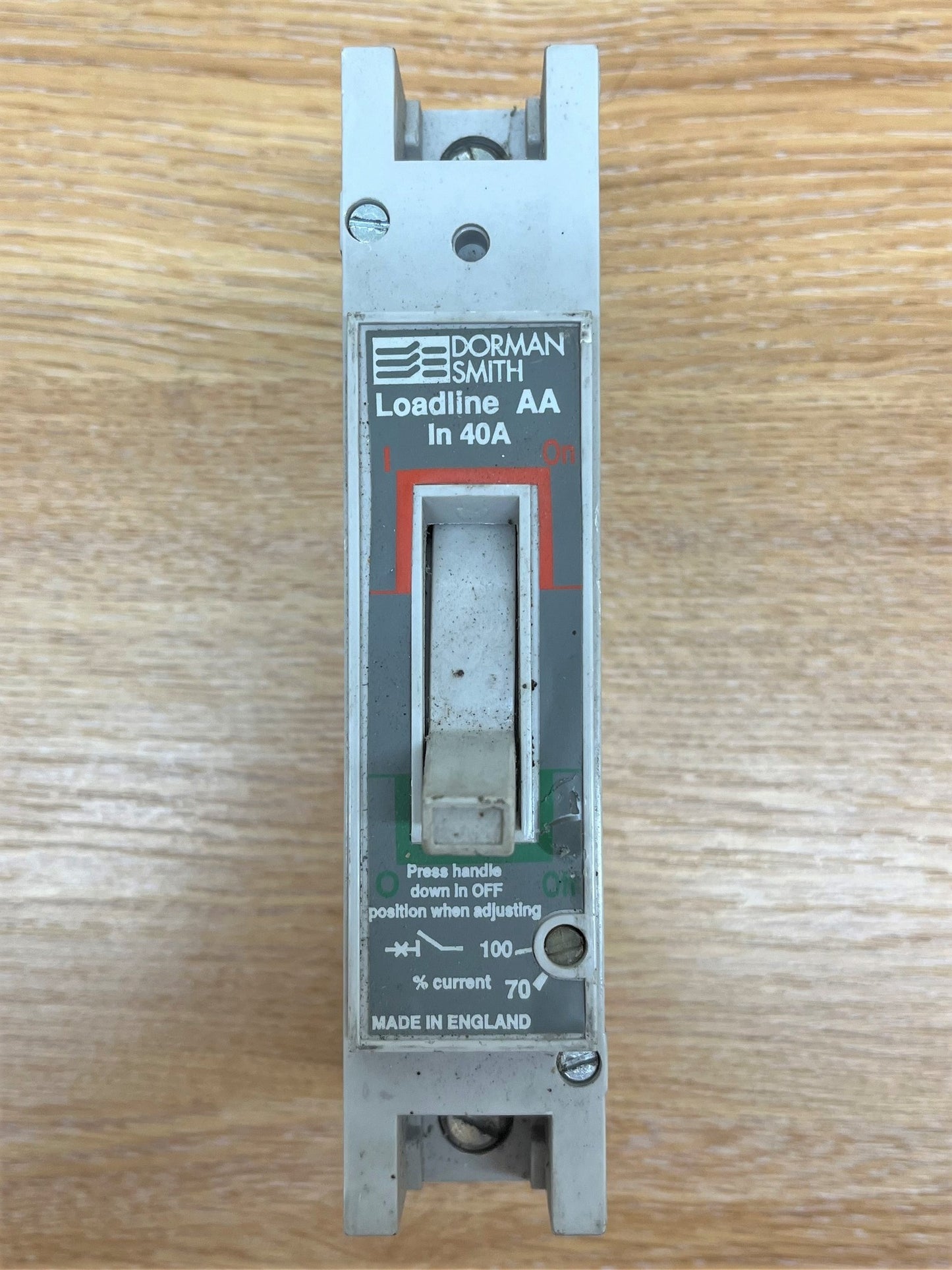 DORMAN SMITH LOADLINE AA IN 40A IEC947 BSEN60947-2