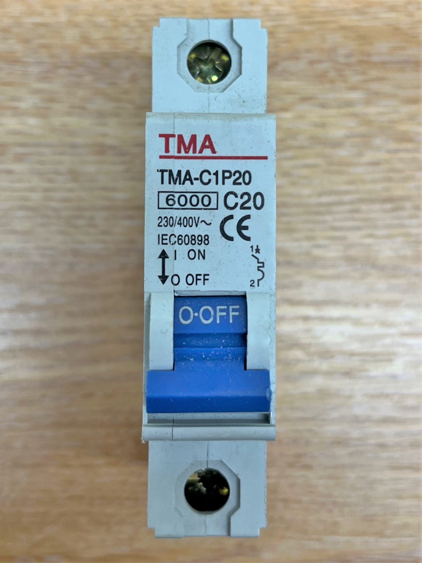 TMA-C1P20 C20 230/400V IEC60898 SINGLE POLE