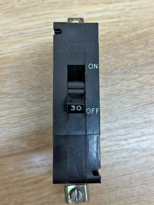 CRABTREE TYPE C50 MCB  240/415V 3PH 50Hz BS3871/1 M3 30A SINGLE POLE