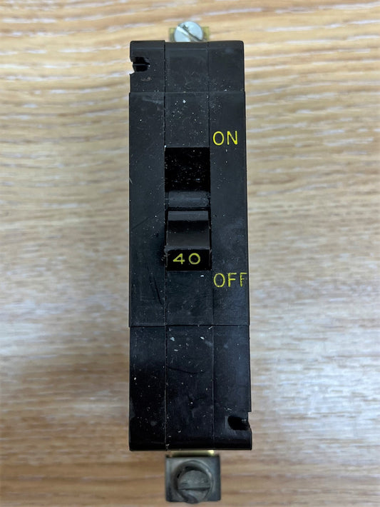 CRABTREE TYPE C50 MCB TYPE 2 240/415V M4-5 BS3871 40A SINGLE POLE