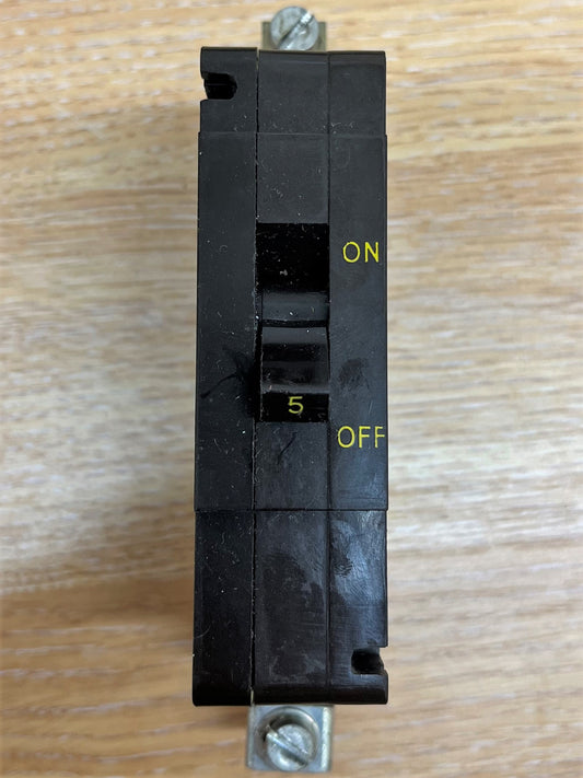 CRABTREE TYPE C50 MCB  TYPE 2 240/415V 3PH M4-5 BS3871 5A SINGLE POLE