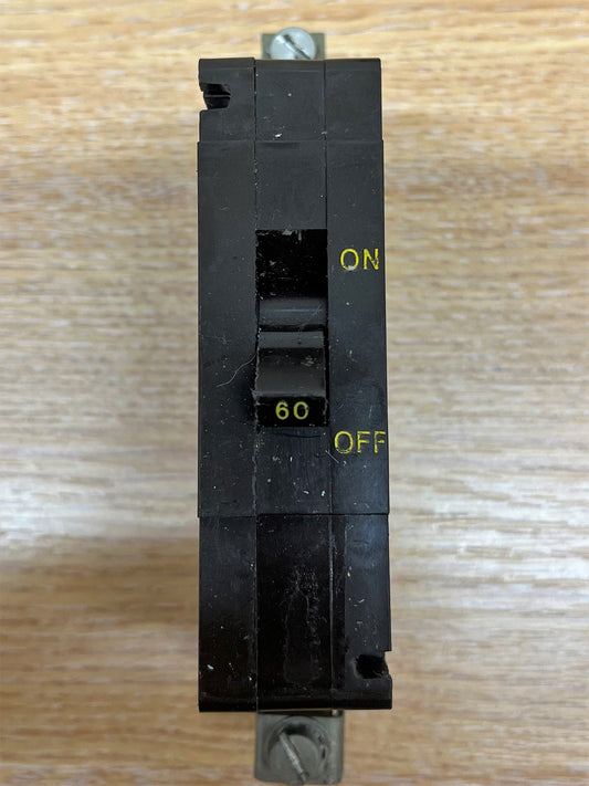 CRABTREE TYPE C50 MCB TYPE 2 240/415V M4-5 BS3871 60A SINGLE POLE