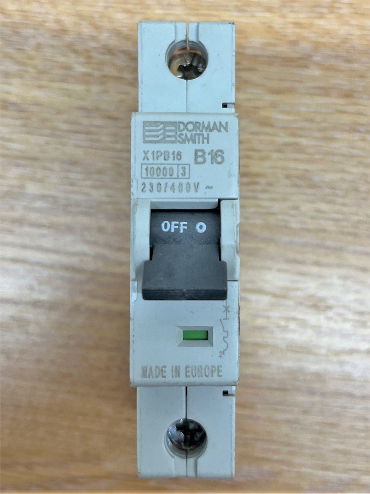 DORMAN SMITH  X1PB16 10000/3KA 230/400V B16 SINGLE POLE