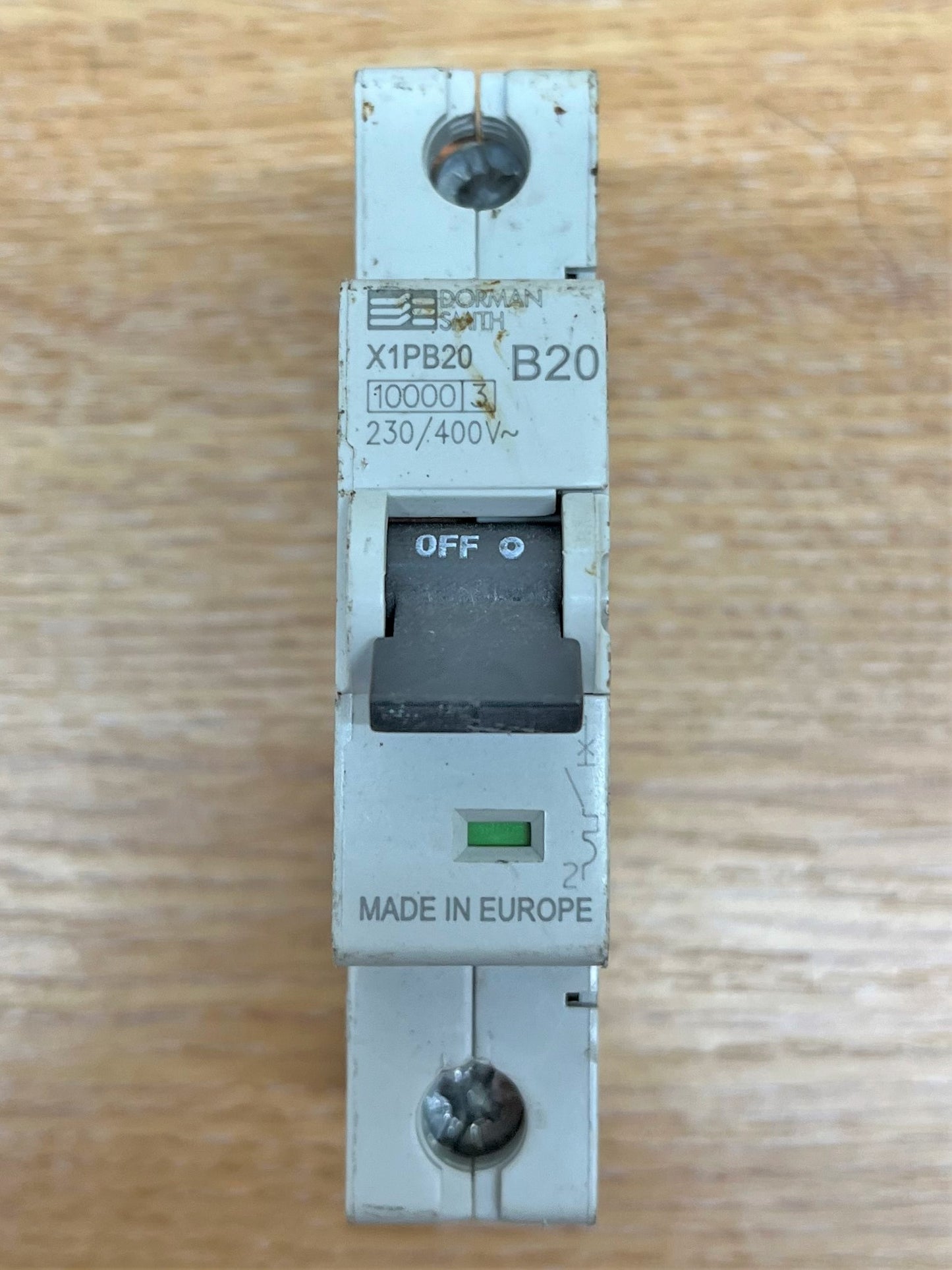 DORMAN SMITH  X1PB20 10000/3 230/400V B20 SINGLE POLE