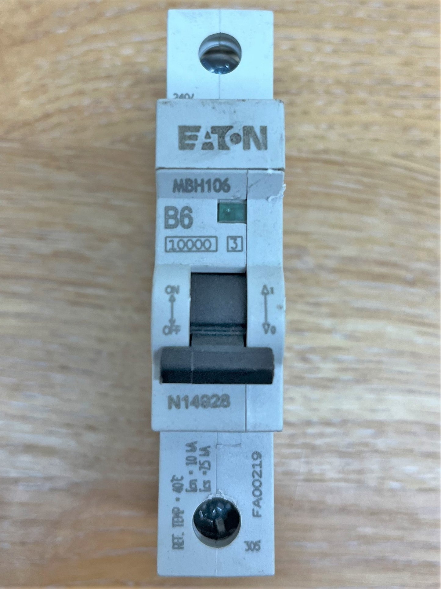 EATON MBH106 B6 SINGLE POLE