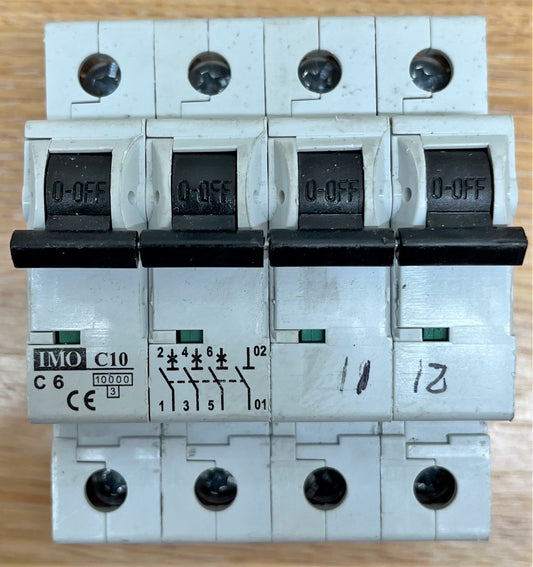 IMO C10C4006 10KA/3 C10 TRIPLE POLE