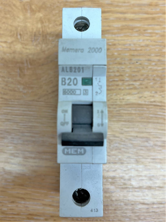 MEMERA 2000 ALB201 B20 SINGLE POLE