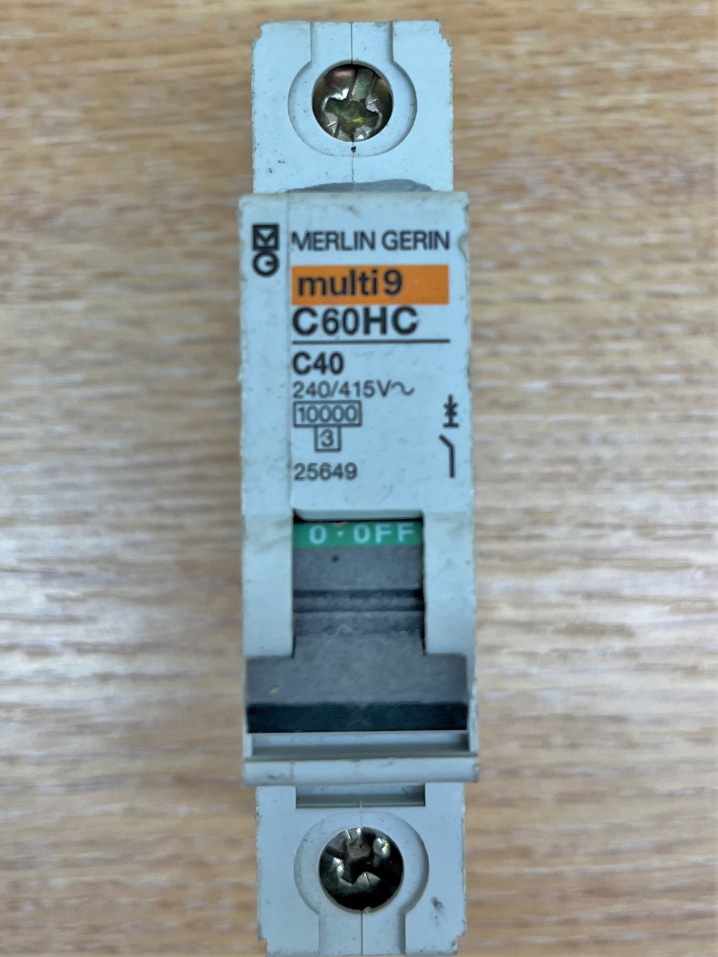 MERLIN MULTI 9 C60HC140 C40A SINGLE POLE