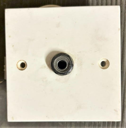 MK 1 GANG TV COAX IEC LIST NO 3827 WHITE