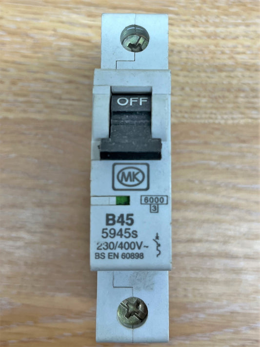 MK LN5946S B45 240V SINGLE POLE