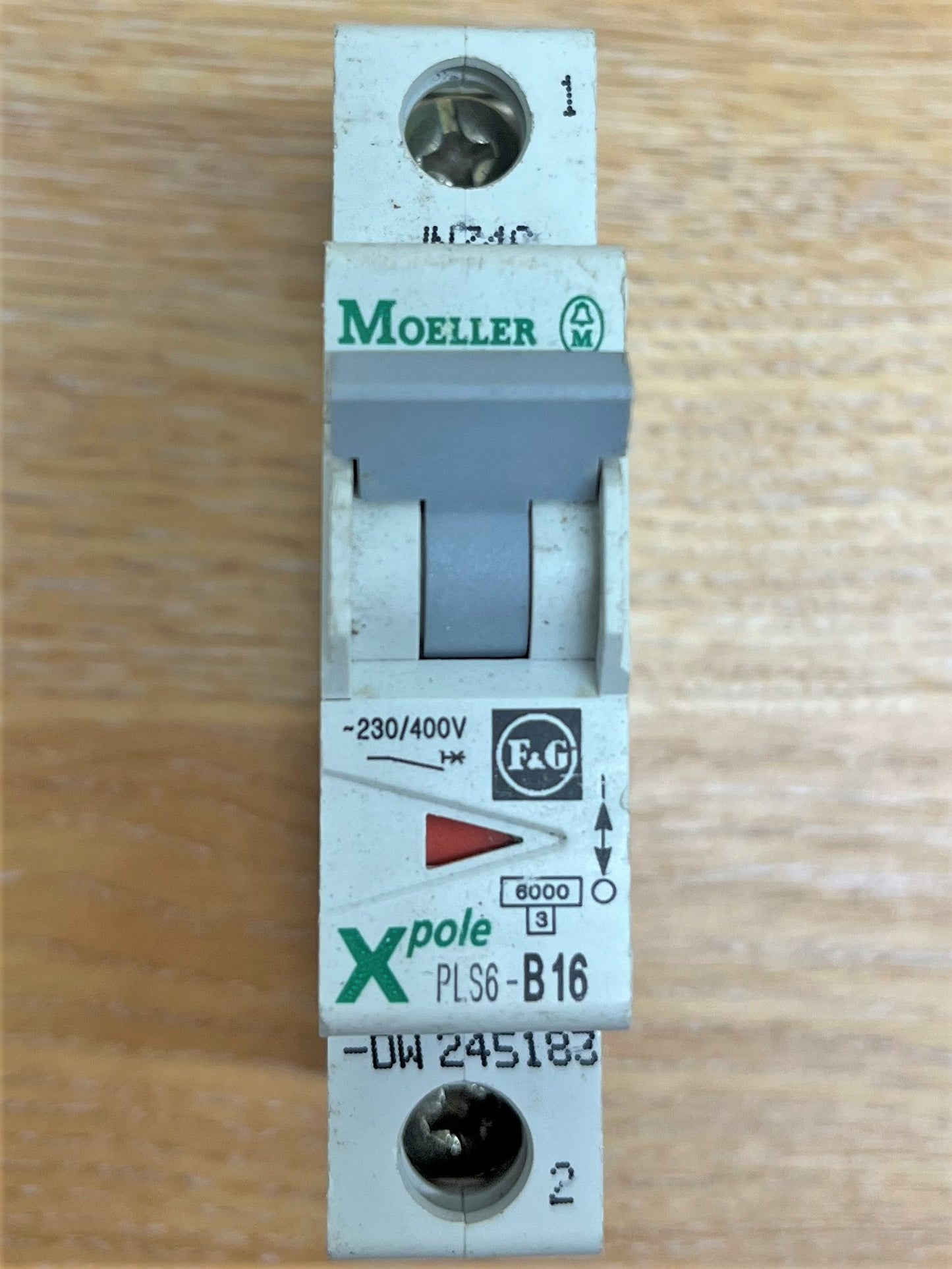 MOELLE X POLE F&G PLS6-B16 230/400V SINGLE POLE