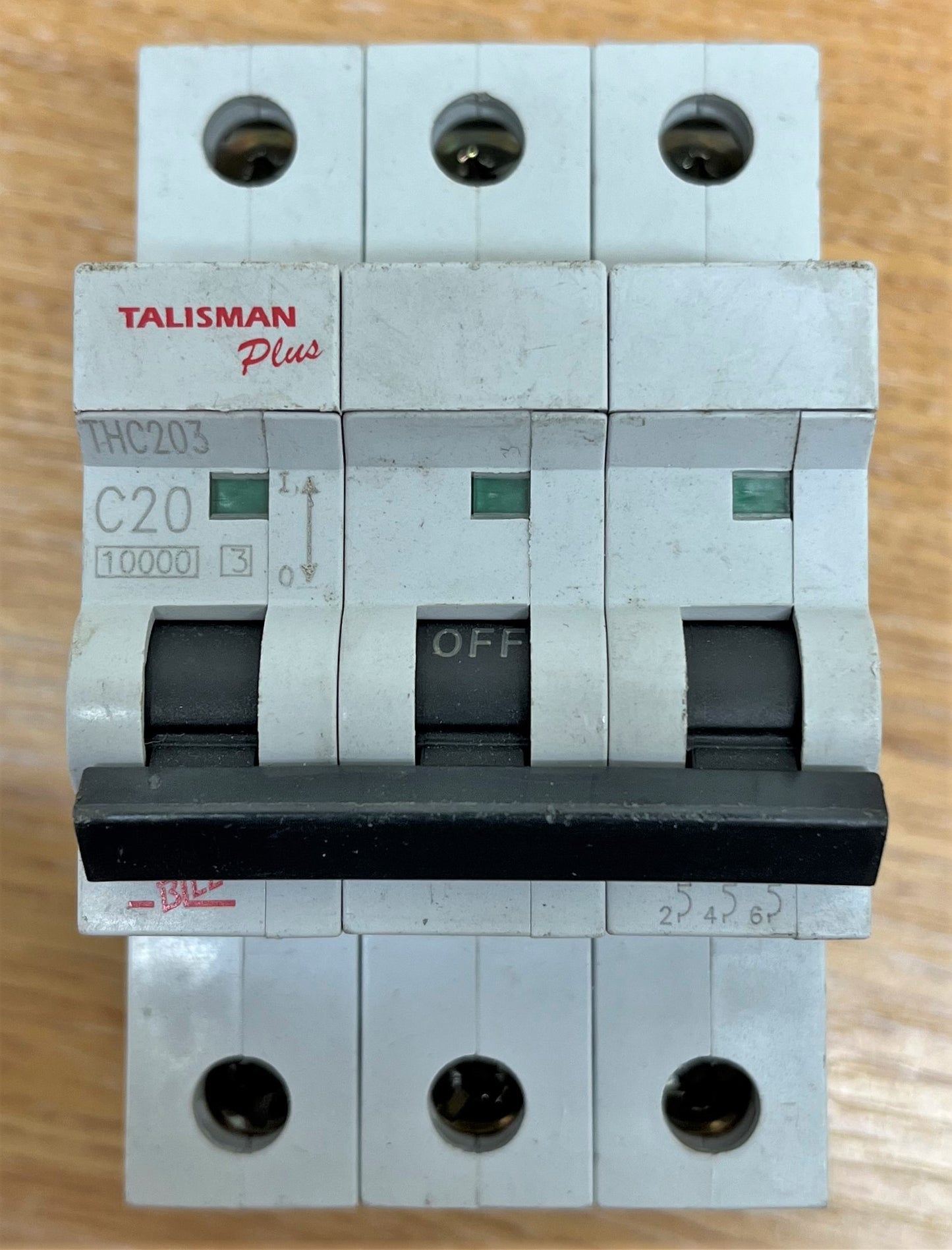TALISMAN PLUS (BILL) THC203 10KA/3 C20 TRIPLE POLE